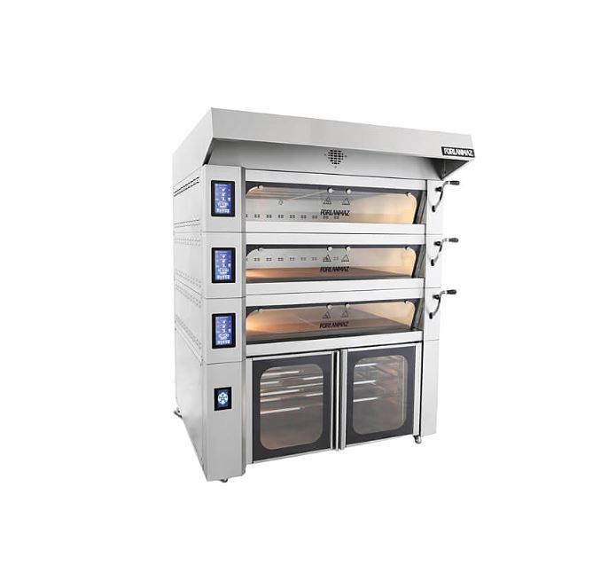 Печь с расстойной камерой (электрическая) PMKF 12 PORLANMAZ Печь с расстойной камерой (электрическая) PMKF 12 PORLANMAZ