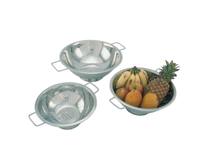 Дуршлаг 250х100 мм 2.4 л нержавеющая сталь MGSTEEL Дуршлаг 250х100 мм 2.4 л нержавеющая сталь MGSTEEL