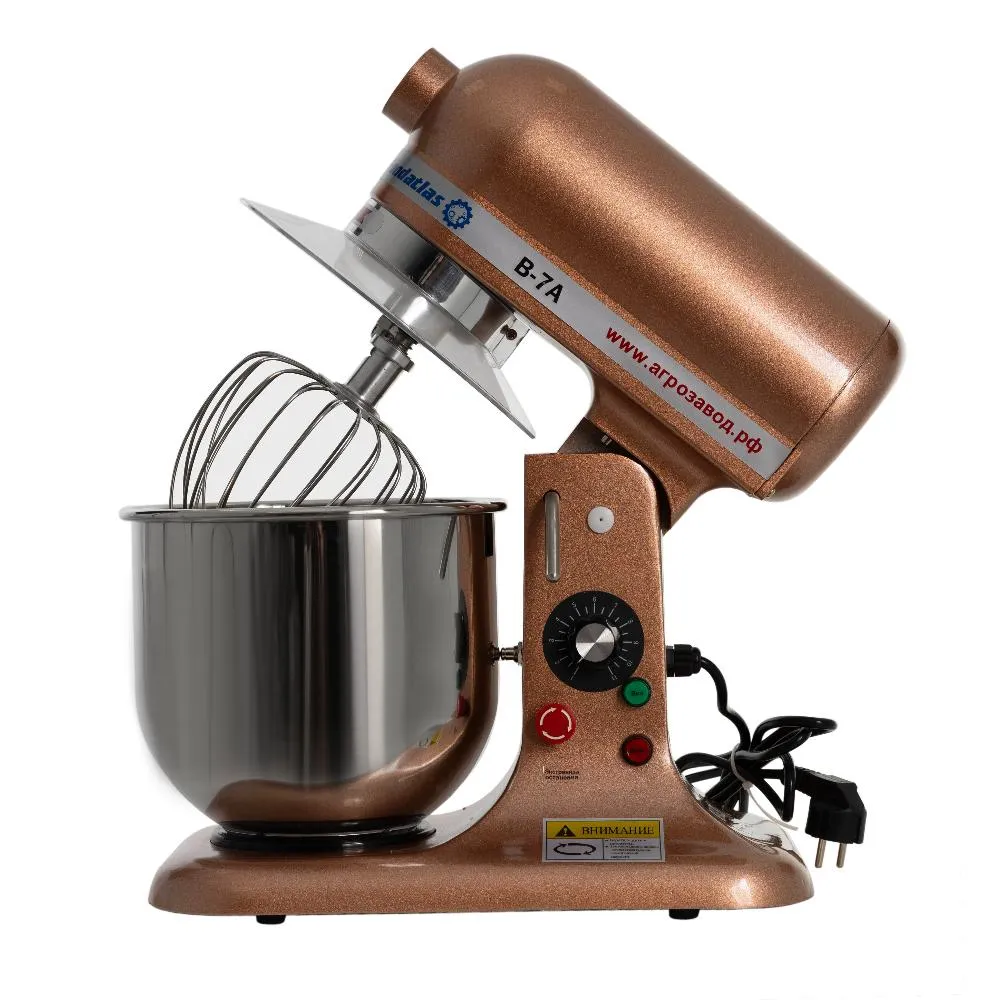 Миксер планетарный B-7A Eco, коричневый FOODATLAS Миксер планетарный B-7A Eco, коричневый FOODATLAS