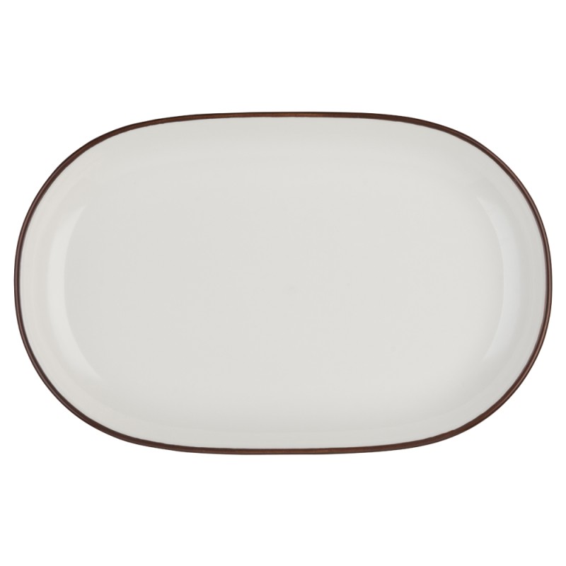 Блюдо овальное 37см Modest Brown ID Fine Блюдо овальное 37см Modest Brown ID Fine