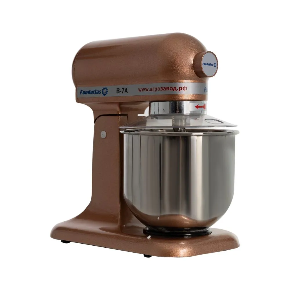 Миксер планетарный B-7A Eco, коричневый FOODATLAS Миксер планетарный B-7A Eco, коричневый FOODATLAS
