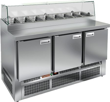 Стол для пиццы PZE2-111/GN (1/6) HICOLD Стол для пиццы PZE2-111/GN (1/6) HICOLD