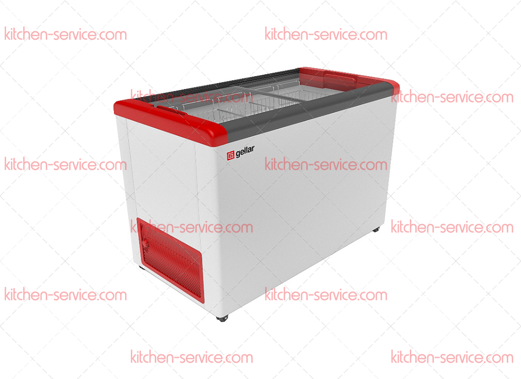 Ларь морозильный FG 400 C (красный) ФРОСТОР Ларь морозильный FG 400 C (красный) ФРОСТОР