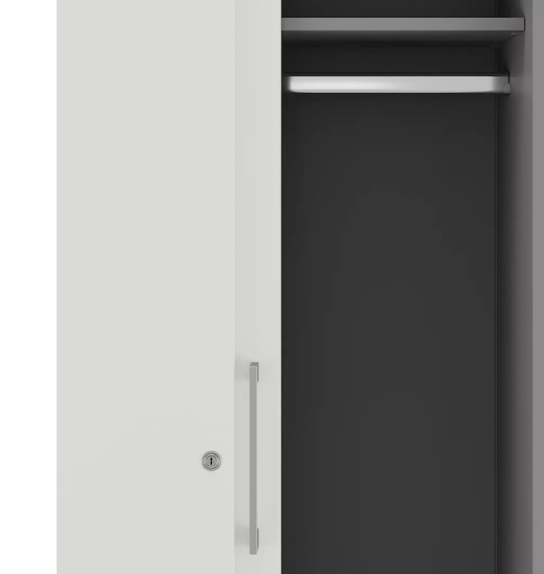 Гардероб-купе HG КОБОР 120/40/M aluminum/premium Гардероб-купе HG КОБОР 120/40/M aluminum/premium