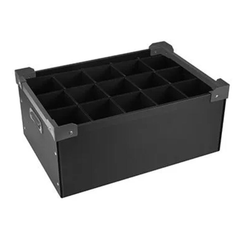 Ящик для хранения посуды для напитков 15 ячеек 8,5х8х18 см B'Guys BARBOSSA P.L. (GLSG0010 SUB) Ящик для хранения посуды для напитков 15 ячеек 8,5х8х18 см B'Guys BARBOSSA P.L. (GLSG0010 SUB)