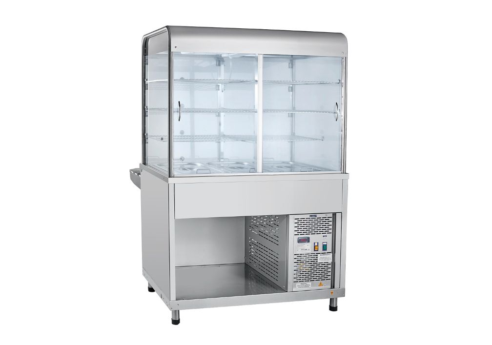 Прилавок-витрина Аста ПВВ(Н)-70КМ-С-02-НШ ABAT Прилавок-витрина Аста ПВВ(Н)-70КМ-С-02-НШ ABAT