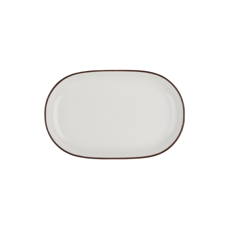 Блюдо овальное 28см Modest Brown ID Fine Блюдо овальное 28см Modest Brown ID Fine