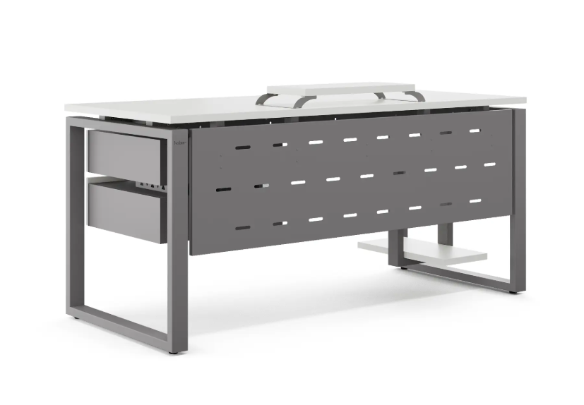 Стол офисный 01 КОБОР 80/60 aluminum/premium Стол офисный 01 КОБОР 80/60 aluminum/premium