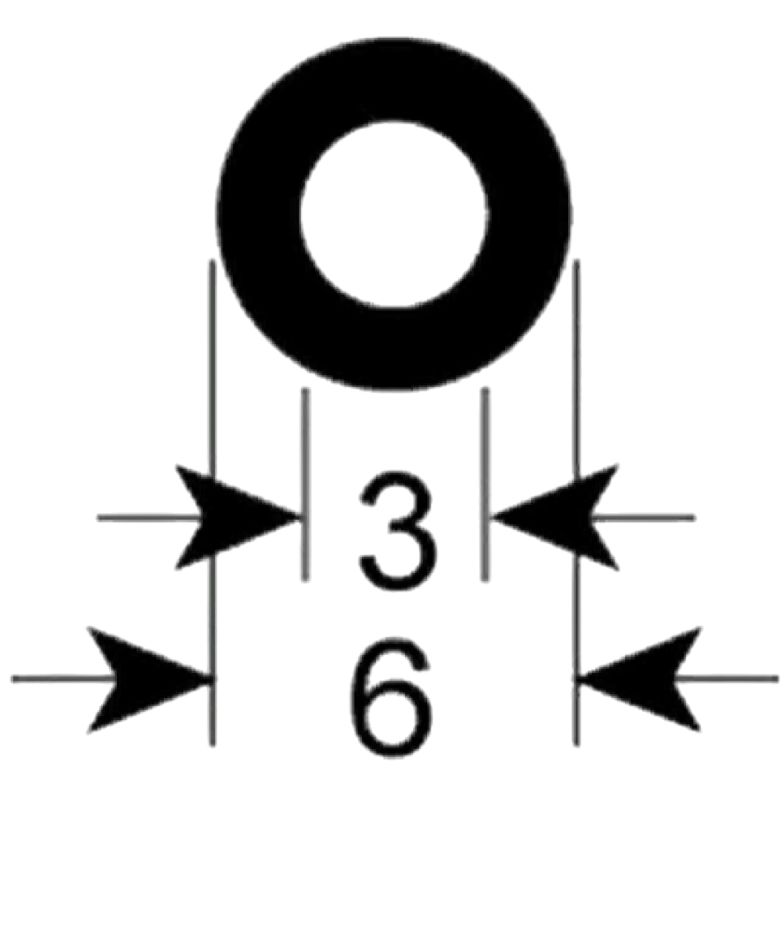 Уплотнитель 6 мм для HENKELMAN (0320220AN) Уплотнитель 6 мм для HENKELMAN (0320220AN)