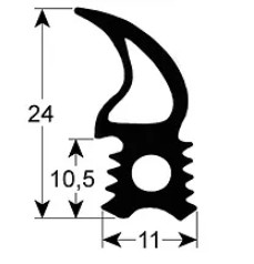 Уплотнение для двери P3 CONVOTHERM (7011001)