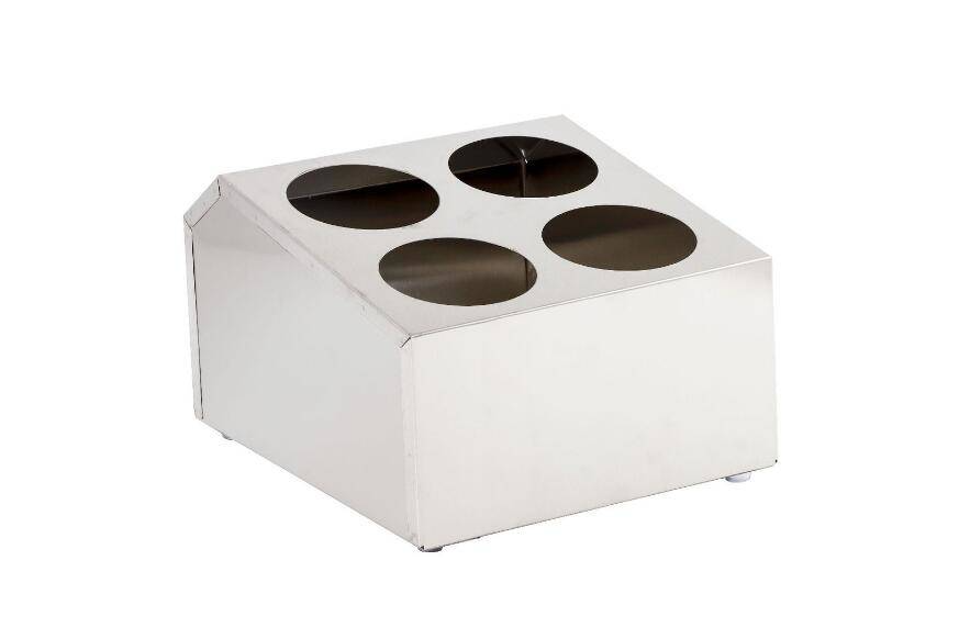 Органайзер для столовых приборов 4 стакана 30,5х16,5х19,5 см, нержавеющая сталь MGSTEEL Органайзер для столовых приборов 4 стакана 30,5х16,5х19,5 см, нержавеющая сталь MGSTEEL