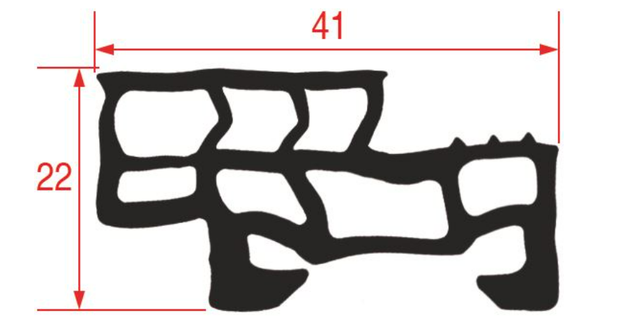 Уплотнитель дверной для пароконвектоматов ANGELO PO (3199580) Уплотнитель дверной для пароконвектоматов ANGELO PO (3199580)