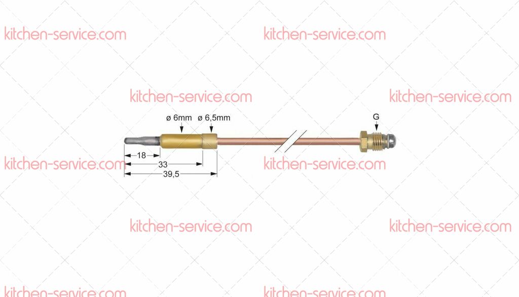 Термоэлемент для KUPPERSBUSCH (162161) Термоэлемент для KUPPERSBUSCH (162161)
