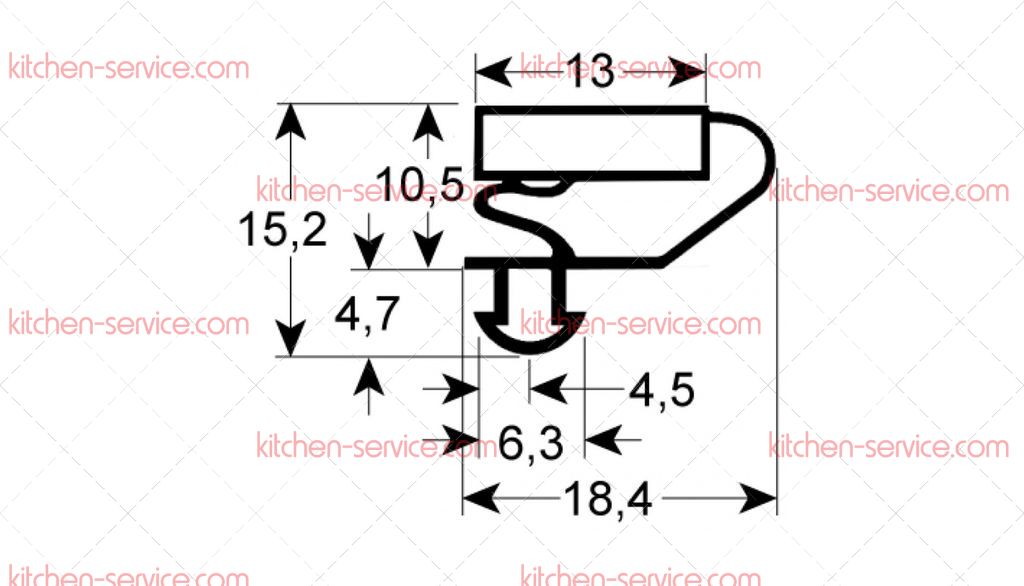 Уплотнитель изоляционный для EMMEPI (818998) Уплотнитель изоляционный для EMMEPI (818998)
