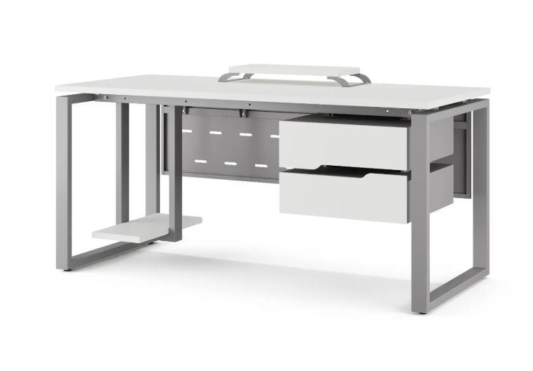 Стол офисный 01 КОБОР 80/60 aluminum/premium Стол офисный 01 КОБОР 80/60 aluminum/premium
