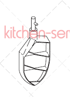 Лопатка миксера BEAR VARIMIXER (01070)