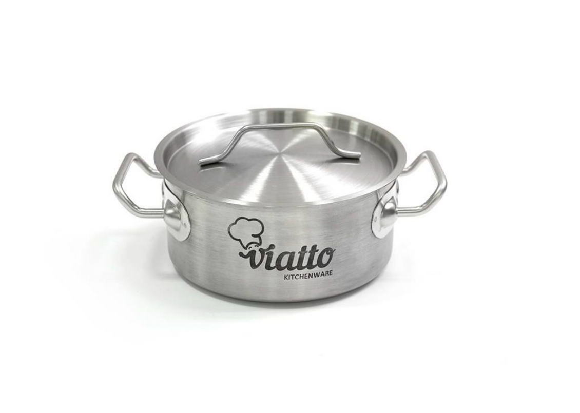Кастрюля с тройным дном 200х90 мм объем 3 л VIATTO Кастрюля с тройным дном 200х90 мм объем 3 л VIATTO