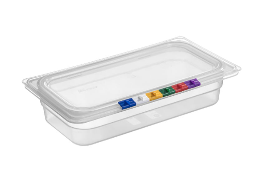 Гастроемкость 1/3 325х176х65 мм, 2,4 л, полипропилен, прозрачная с крышкой MGprof Гастроемкость 1/3 325х176х65 мм, 2,4 л, полипропилен, прозрачная с крышкой MGprof