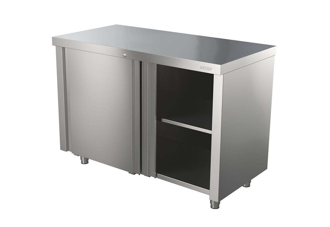 Стол технологический СТ-С-1500.700-02-К (СТ-2/1500/700) купе ATESY Стол технологический СТ-С-1500.700-02-К (СТ-2/1500/700) купе ATESY