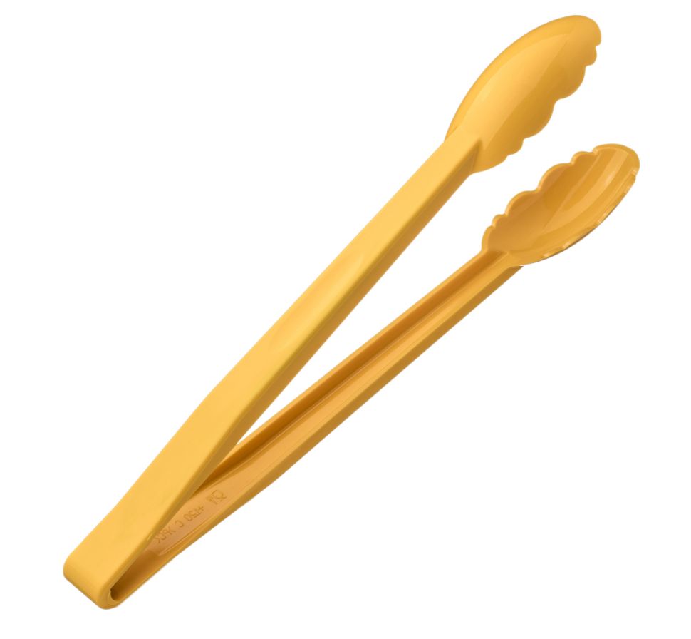 Щипцы универсальные 30 см желтые поликарбонат до 120 С MGprof (1725) Щипцы универсальные 30 см желтые поликарбонат до 120 С MGprof (1725)