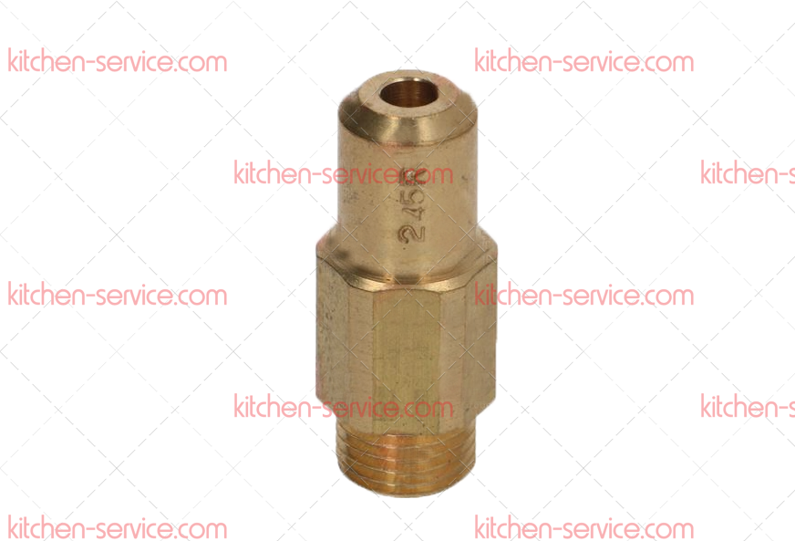 Жиклер газовый 2,45R мм для печи (5091565) Жиклер газовый 2,45R мм для печи (5091565)