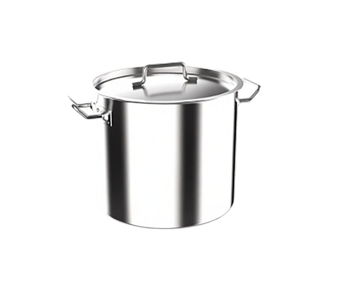 Котел 40 л с крышкой, нержавеющая сталь, тройное дно (индукция) MGSTEEL Котел 40 л с крышкой, нержавеющая сталь, тройное дно (индукция) MGSTEEL