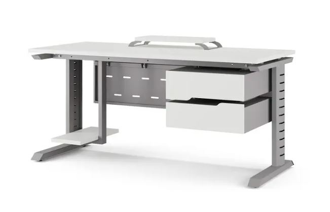 Стол офисный L2-80/60 aluminum/premium КОБОР Стол офисный L2-80/60 aluminum/premium КОБОР