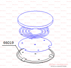 ЗАГЛУШКА ROLLER GRILL ДЛЯ CDE350 66019