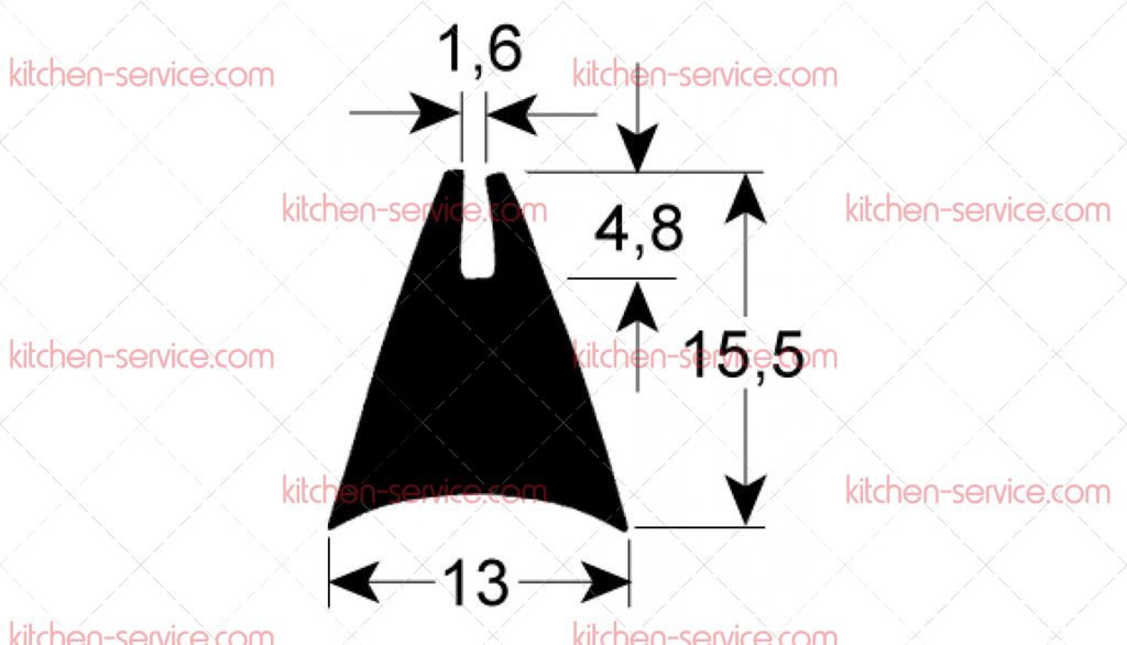 Уплотнитель для EMMEPI (809024) Уплотнитель для EMMEPI (809024)