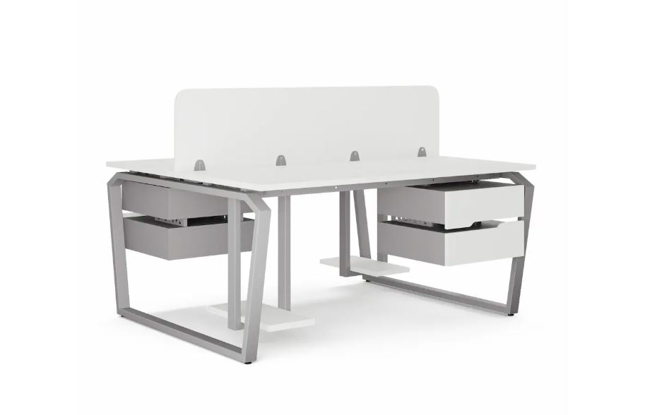 Стол офисный TB/2 80/120 aluminum/premium КОБОР Стол офисный TB/2 80/120 aluminum/premium КОБОР