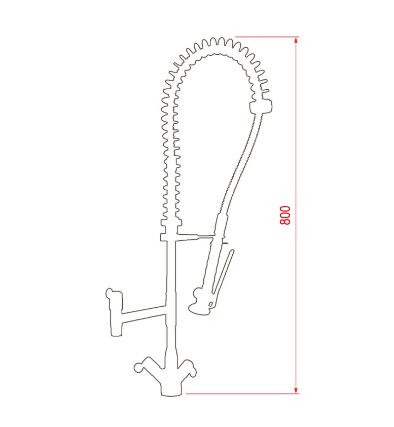 Устройство душирующее SHRINK STYL H.80 BLACK KLARCO Устройство душирующее SHRINK STYL H.80 BLACK KLARCO