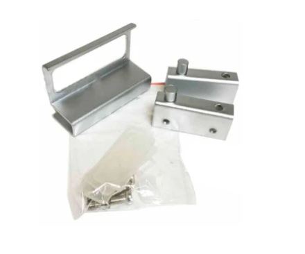 Петли в комплекте для двери стеклянной хром матовый ATESY (ZS9008) Петли в комплекте для двери стеклянной хром матовый ATESY (ZS9008)