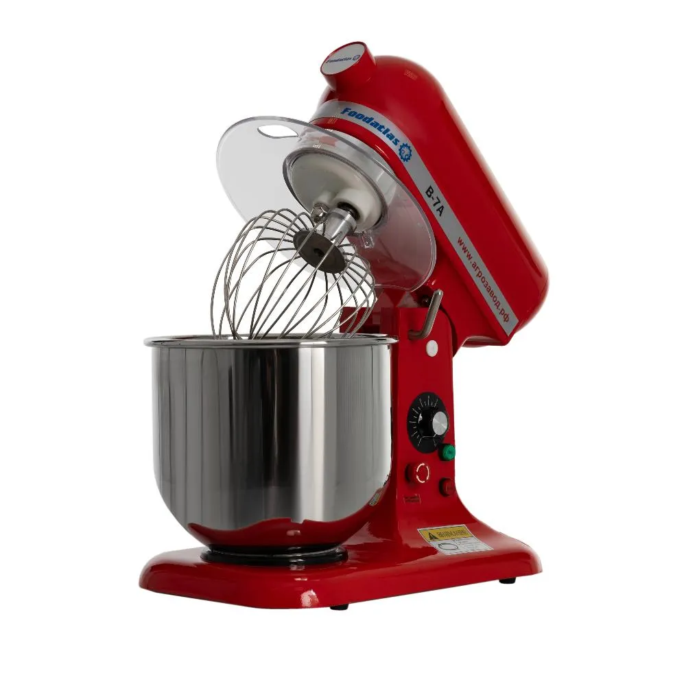 Миксер планетарный B-7A Eco, красный FOODATLAS Миксер планетарный B-7A Eco, красный FOODATLAS