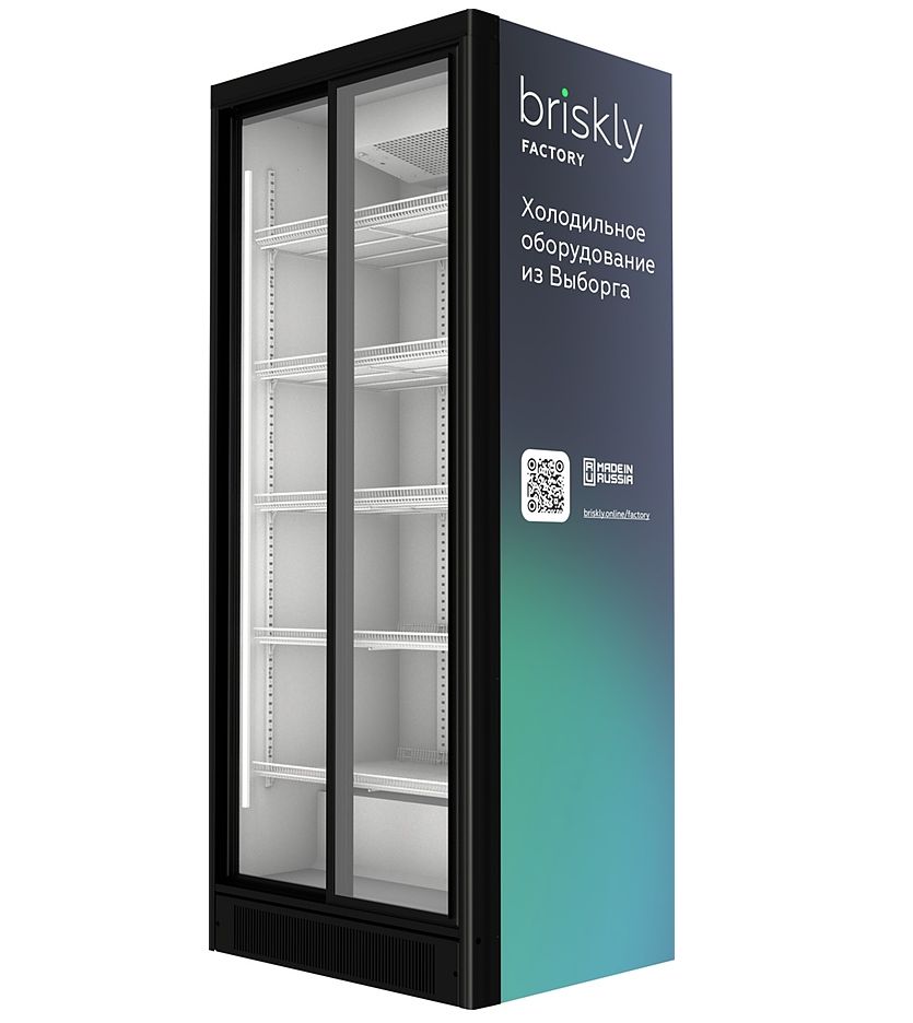 Шкаф холодильный R DOUBLE 8 Slide BRISKLY Шкаф холодильный R DOUBLE 8 Slide BRISKLY