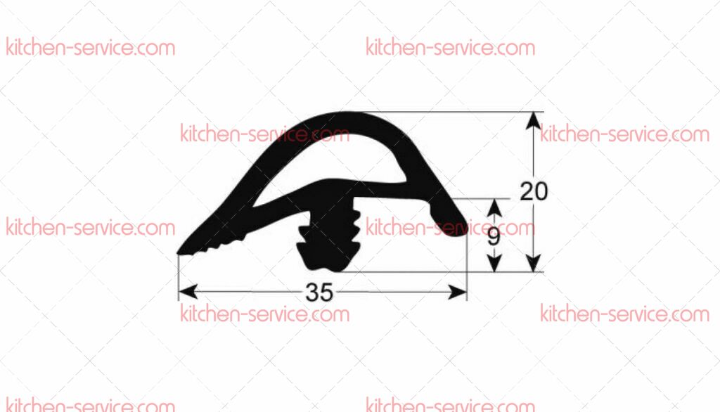 Уплотнение для KUPPERSBUSCH (060667) Уплотнение для KUPPERSBUSCH (060667)