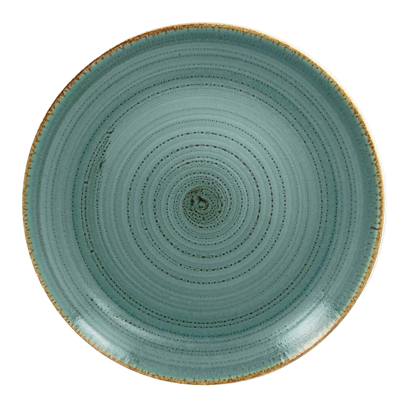 Тарелка плоская 24 см Twirl Lagoon RAK PORCELAIN Тарелка плоская 24 см Twirl Lagoon RAK PORCELAIN