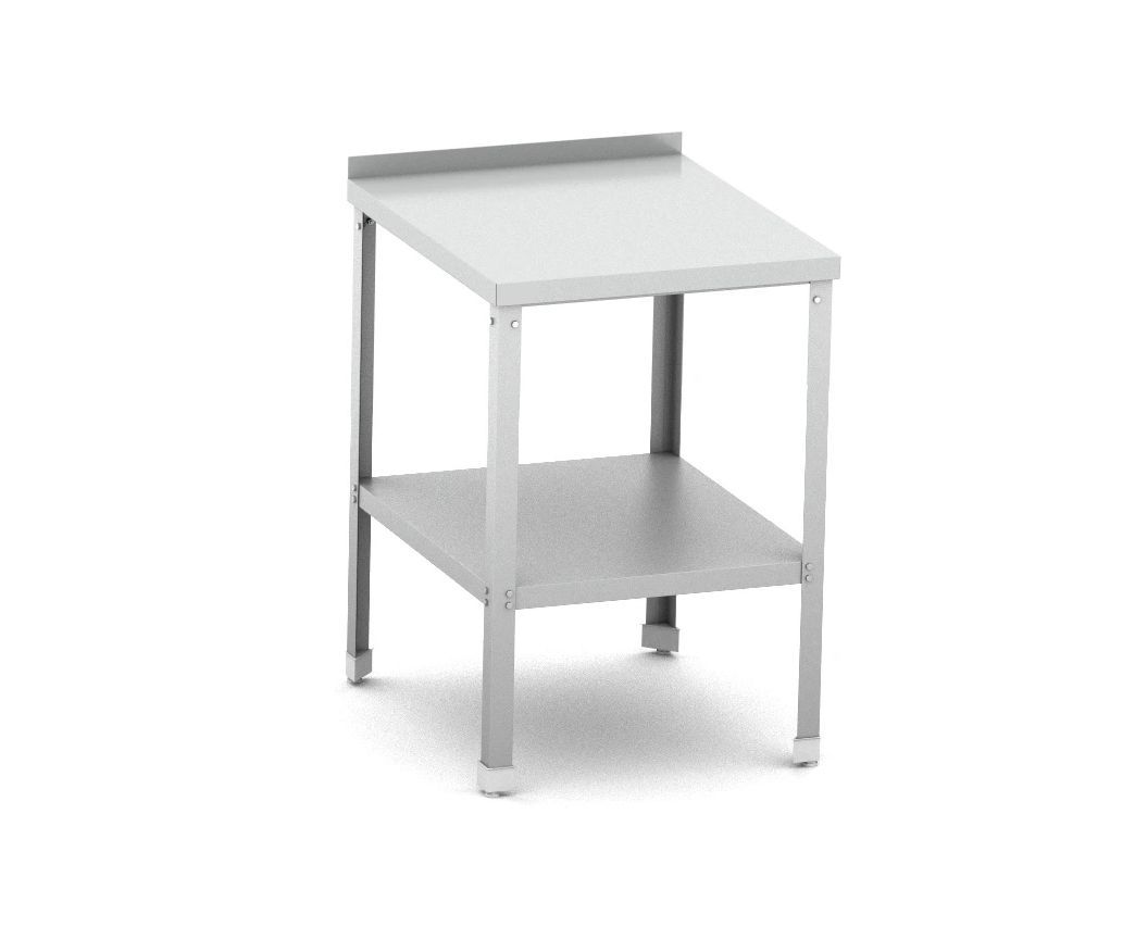 Стол разделочный с бортом 600х700х870 мм разборный, полка сплошная, нержавейка MGSTEEL Стол разделочный с бортом 600х700х870 мм разборный, полка сплошная, нержавейка MGSTEEL