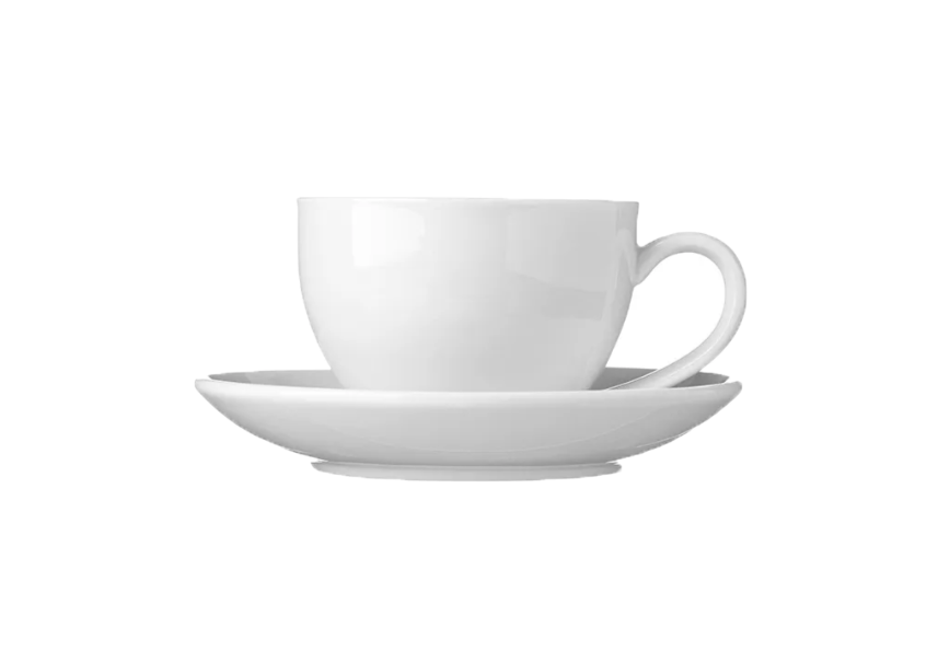 Пара чайная белый фарфор 200 мл KUNSTWERK (P7060308/9904102) Пара чайная белый фарфор 200 мл KUNSTWERK (P7060308/9904102)
