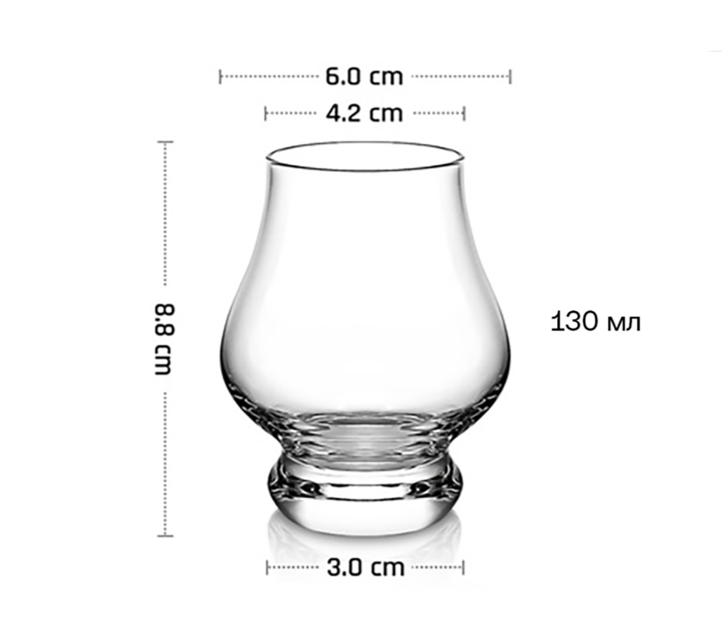 Бокал для дегустации виски 140 мл, 88 мм, хрустальное стекло Снифтер MGline (77026) Бокал для дегустации виски 140 мл, 88 мм, хрустальное стекло Снифтер MGline (77026)