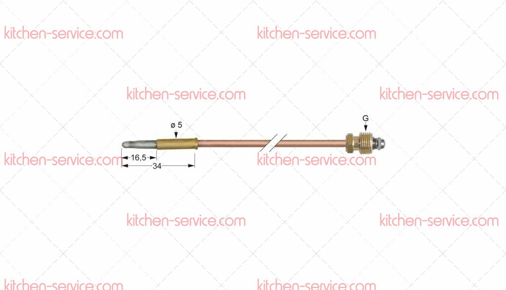 Термоэлемент для KUPPERSBUSCH (162164) Термоэлемент для KUPPERSBUSCH (162164)