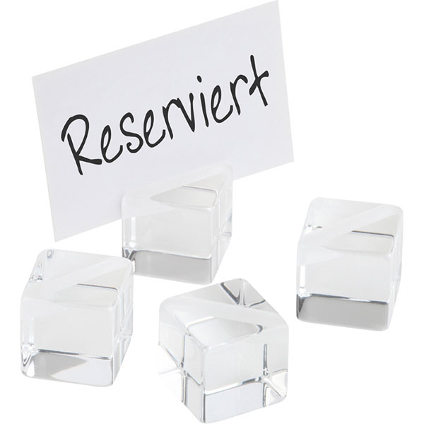 Держатель для карточек низкий 4 шт.+20 карточек APS Держатель для карточек низкий 4 шт.+20 карточек APS