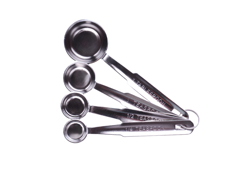Набор мерных ложек 4 шт нержавеющая сталь (15+5+2,5+1 мл) MGSTEEL Набор мерных ложек 4 шт нержавеющая сталь (15+5+2,5+1 мл) MGSTEEL
