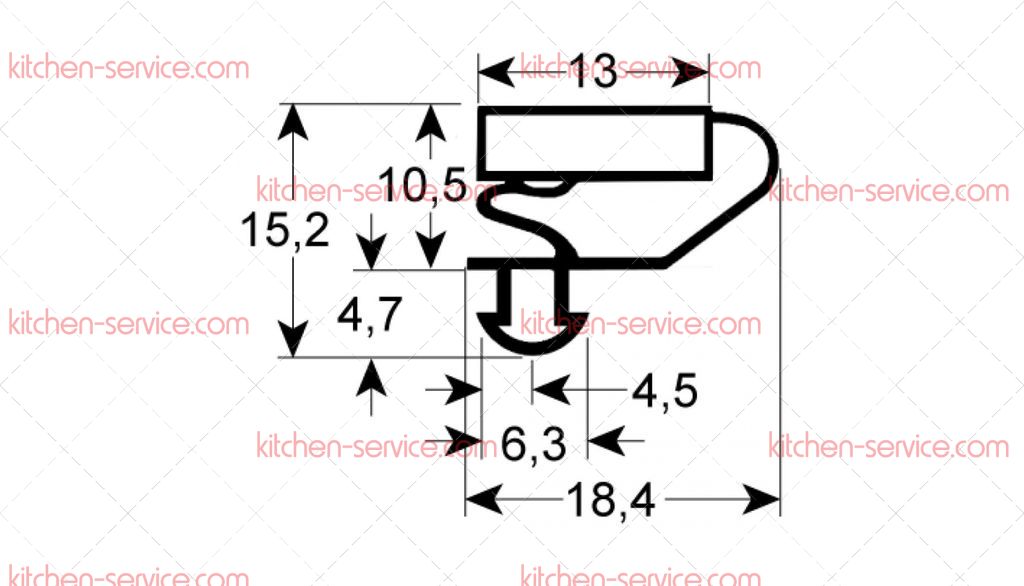 Уплотнитель изоляционный для EMMEPI (828288) Уплотнитель изоляционный для EMMEPI (828288)
