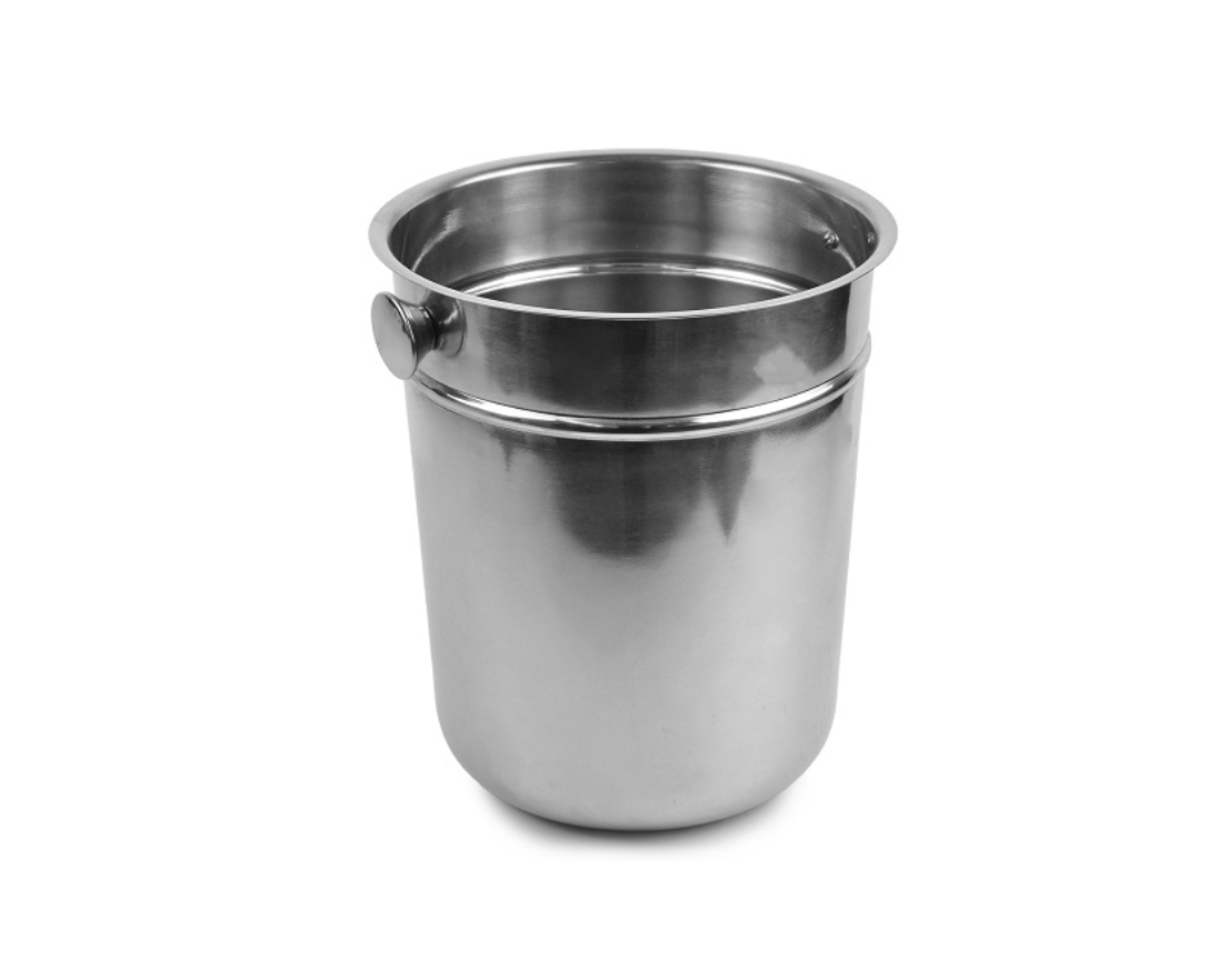 Ведро для шампанского 7.3 л 220/160 мм 255 мм (1 бутылка) нержавеющая сталь MGSTEEL Ведро для шампанского 7.3 л 220/160 мм 255 мм (1 бутылка) нержавеющая сталь MGSTEEL