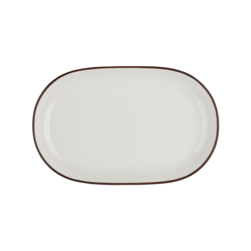 Блюдо овальное 33см Modest Brown ID Fine Блюдо овальное 33см Modest Brown ID Fine