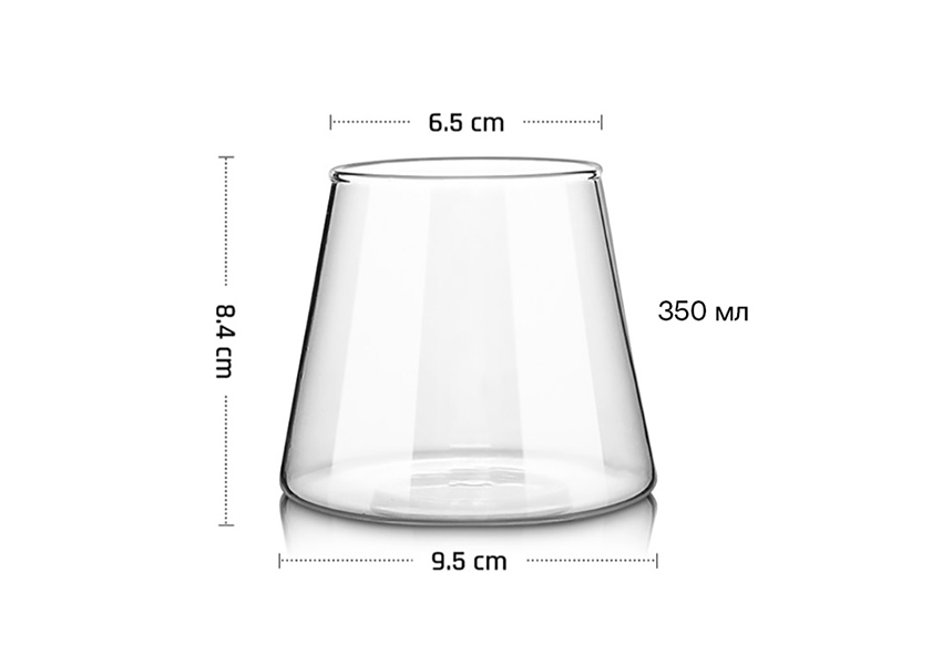 Стакан Олд Фэшн 350 мл 84 мм, термостекло Лотус MGline (77037) Стакан Олд Фэшн 350 мл 84 мм, термостекло Лотус MGline (77037)
