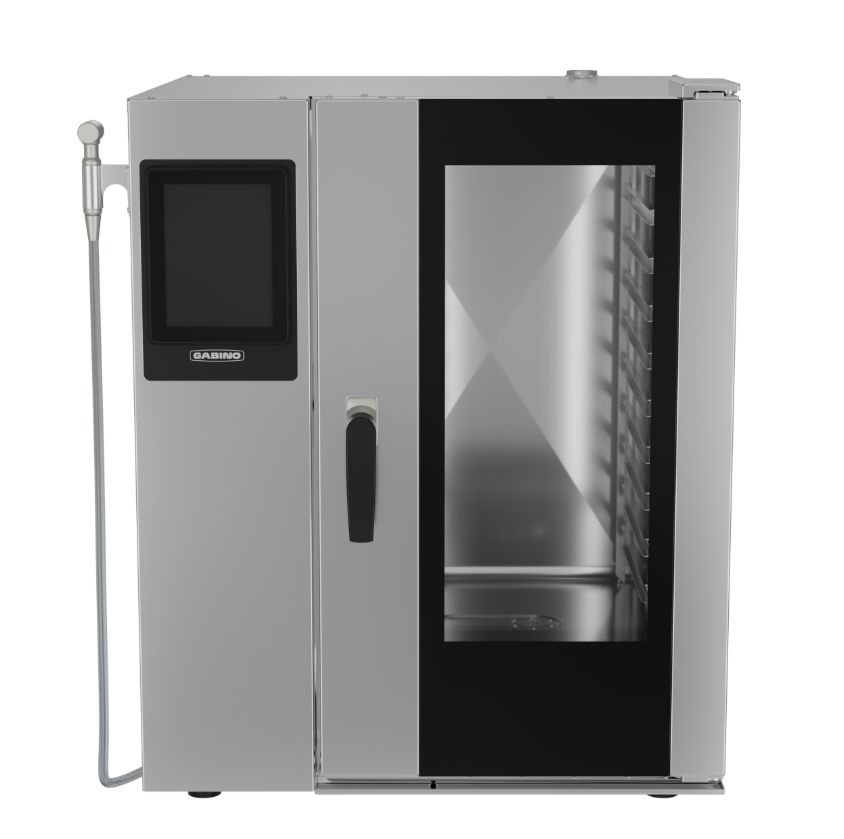 Пароконвектомат combi 1011b ADVANCE, бойлер, 10 GN1/1, сенсорная панель, мойка жидкими и твёрдыми средствами GABINO Пароконвектомат combi 1011b ADVANCE, бойлер, 10 GN1/1, сенсорная панель, мойка жидкими и твёрдыми средствами GABINO