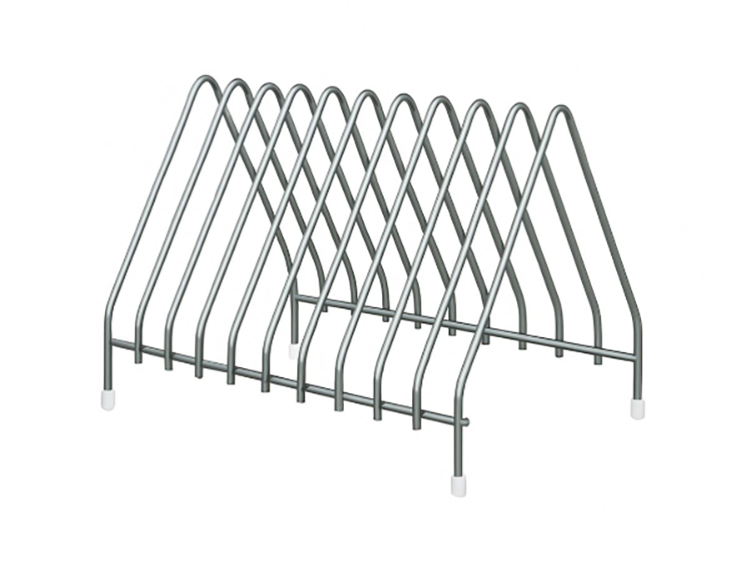 Подставка для досок на 10 шт. 42х29х28 см нержавеющая сталь MGSTEEL Подставка для досок на 10 шт. 42х29х28 см нержавеющая сталь MGSTEEL