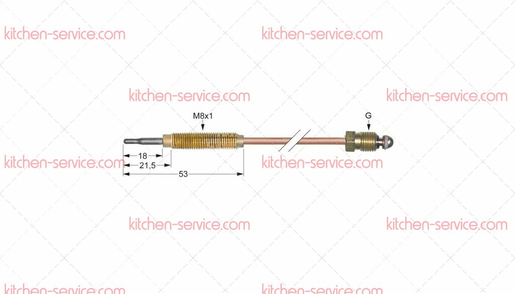 Термоэлемент для KUPPERSBUSCH (162123) Термоэлемент для KUPPERSBUSCH (162123)