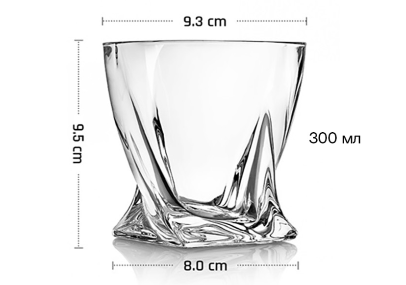 Стакан Олд Фэшн 300 мл 95 мм Твист MGline (77035) Стакан Олд Фэшн 300 мл 95 мм Твист MGline (77035)